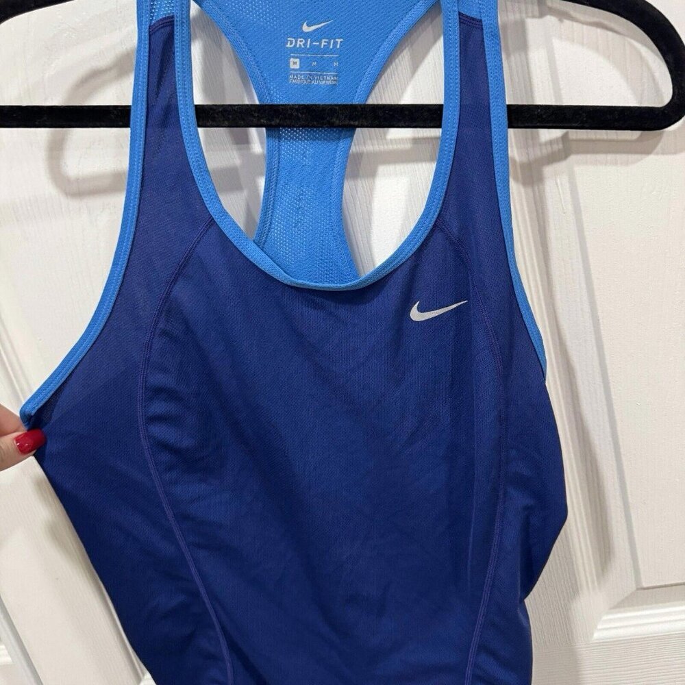 Women’s Nike Drifit Regular Size Medium‎ M Blue Tank Top - Picture 3 of 6
